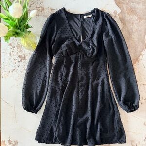 Miami Black Long Sleeve Dress